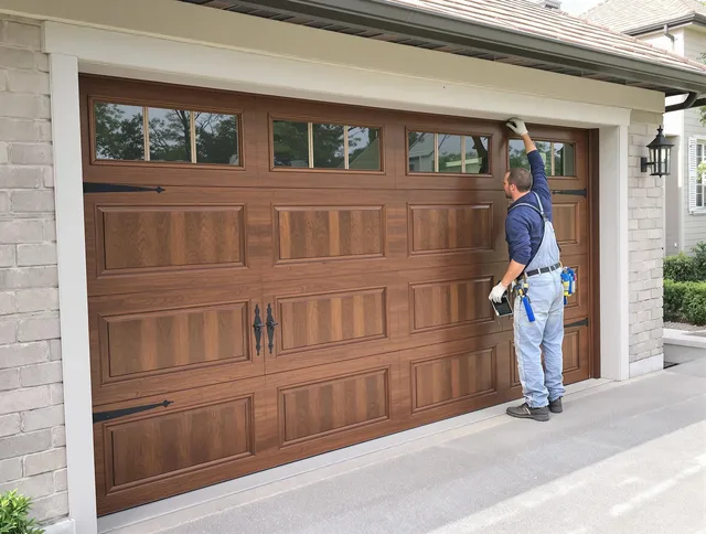 Custom garage door showcase by Torrance Garage Door Repair in Torrance