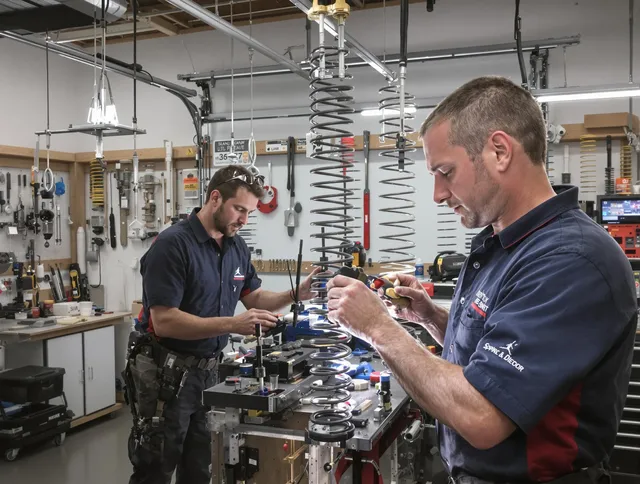 Garage door spring repair service by Torrance Garage Door Repair in Torrance